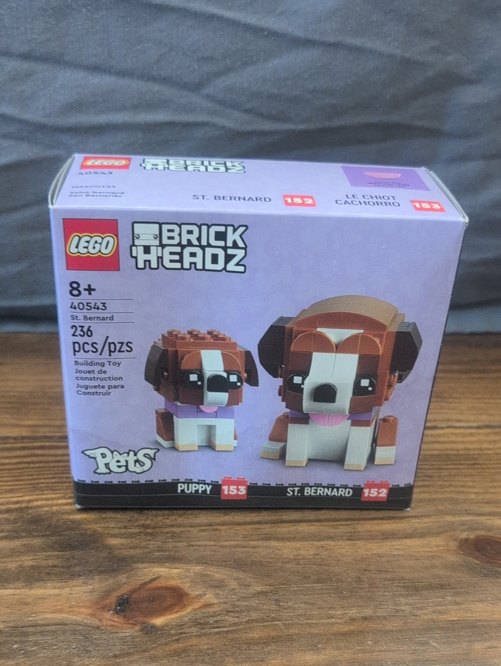LEGO Brick Headz Pets 40543 St. Bernard